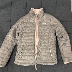 The North Face Women's Light Gray Puffer Jacket